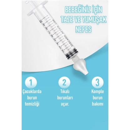 2'li Bebek Burun Temizleme Şırıngası
